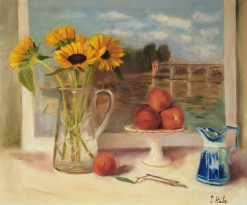 Sunflowers and Peaches