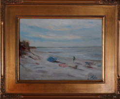 Cape Cod Beach Painting, Cape Cod oil painting, seascapes Cape Cod, paintings of Cape Cod