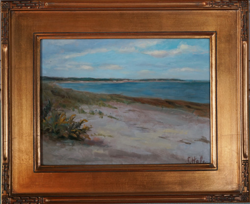 Cape Cod beach oil painting, Skaket beach