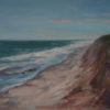 cliffs of nauset beach, nauset, cape cod, oil painting, cape cod beach