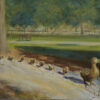 Make Way for Ducklings, Boston Common painting, Boston painting, Boston painters, Boston painter, Boston artist, Boston art