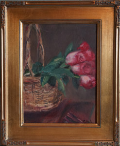 red roses, floral painting, oil painting of flowers, oil painting of roses