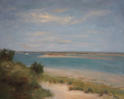 Cape cod oil painting, beach painting