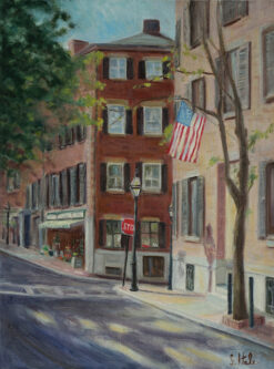 Rouvalis Flowers, Beacon Hill, Boston art, Boston artwork, Boston painters, Boston painter, boston artist